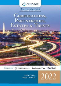 Solution manual for South-Western Federal Taxation 2022: Corporations, Partnerships, Estates and Trusts 45th Edition by William A. Raabe, James C. Young