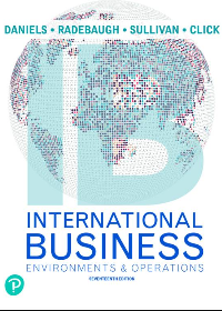 Test Bank for International Business, 17th edition by John D. Daniels