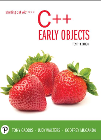 (eBook PDF)Starting Out with C++: Early Objects (10th Edition) by Tony Gaddis, Judy Walters, Godfrey Muganda