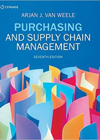(eBook PDF)Purchasing and Supply Chain Management 7th Edition [ARJAN J. VAN WEELE] by Arjan van Weele  Cengage Learning EMEA; 7th edition edition (6 Mar. 2018)