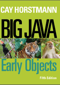 (eBook PDF) Big Java: Early Objects 5th Edition