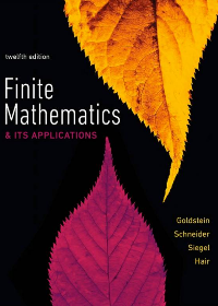 (eBook PDF)Finite Mathematics & Its Applications 12th Edition by Larry Goldstein,David Schneider,