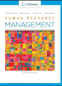 (Test Bank) Human Resource Management 16th Edition by Sean R. Valentine, Patricia Meglich , Robert L. Mathis, John H. Jackson