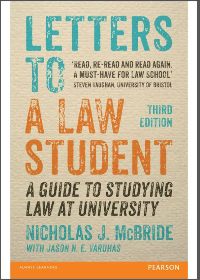 Letters to a Law Student: A guide to studying law at university 3th Edition