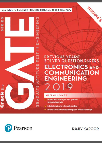 (eBook PDF)GATE 2019 Electronics and Communication Engineering Previous Years Solved Question Papers by Trishna Knowledge Systems