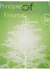 Solution manual for Principles of Managerial Finance 6th Australian Edition by Roger Gitman