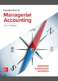 (eBook PDF)Introduction to managerial accounting by Eric W. Noreen, Ray H. Garrison, Peter C. Brewer