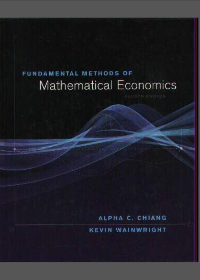 (eBook PDF) Fundamental Methods of Mathematical Economics 4th Edition