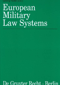 (eBook PDF)European Military Law Systems by Georg Nolte