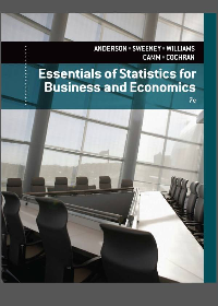 (eBook PDF) Essentials of Statistics for Business and Economics 7th Edition