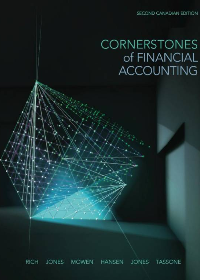 Test Bank for Cornerstones of Financial Accounting, 2nd Canadian Edition by Jay Rich