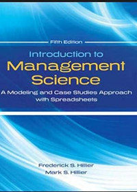 Solution manual for Introduction to Management Science  5th Edition