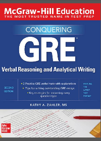 (eBook PDF)Conquering GRE Verbal Reasoning and Analytical Writing by Kathy A. zahler