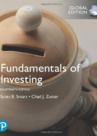 (IM)Fundamentals of Investing 14th Global Edition by Scott B. Smart,Chad J. Zutter