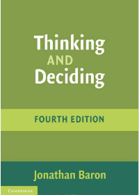 (eBook PDF) Thinking and Deciding 4th Edition