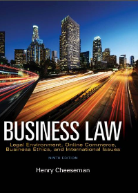 Test Bank for Business Law 9th Edition