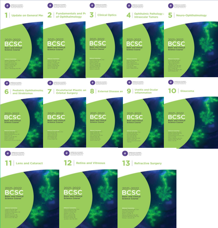 (eBook PDF)2021-2022 Basic and Clinical Science Course, Ophthalmology All 13 Volumes