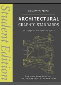 (eBook PDF) Architectural Graphic Standards: Student Edition 11th Edition