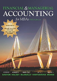 (eBook PDF)Financial and Managerial Accounting for MBAs 5th Edition by M. Coleman Easton Cambridgepub (2017)