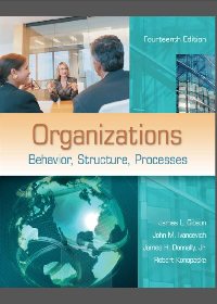 (eBook PDF) Organizations: Behavior, Structure, Processes 14th Edition by James Gibson