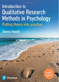 (eBook PDF)Introduction to Qualitative Research Methods in Psychology 4th Edition by Dr Dennis Howitt  Pearson; 4 edition (16 April 2019)