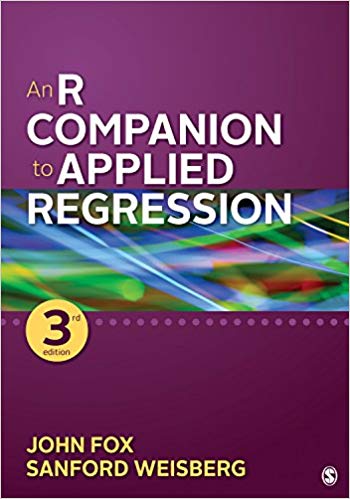 (eBook PDF)An R Companion to Applied Regression, 3rd Edition by John Fox , Sanford Weisberg 