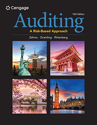 (eBook PDF)Auditing A Risk-based Approach 12th Edition by Karla M Johnstone-Zehms , Audrey A. Gramling , Larry E. Rittenberg 