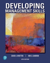 (eBook PDF)Developing Management Skills, 10th Edition  by David A. Whetten , Kim Cameron 
