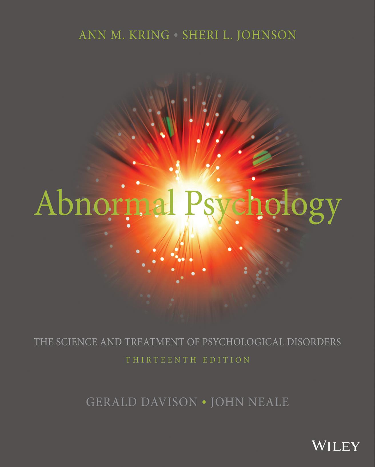 (eBook PDF)Abnormal Psychology, 13th Edition by Ann M. Kring,Sheri L. Johnson