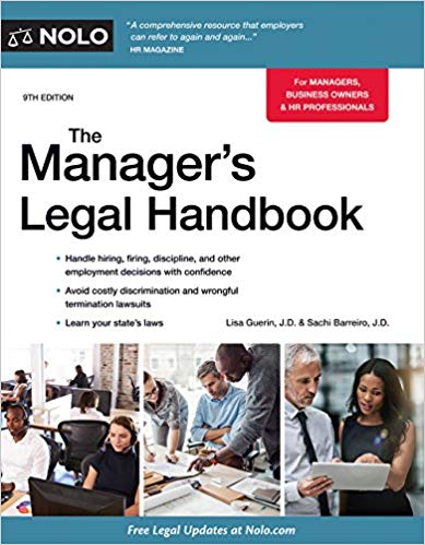 (eBook PDF)The Managers Legal Handbook, 19th Edition by Lisa Guerin J.D. , Sachi Barreiro J.D. 