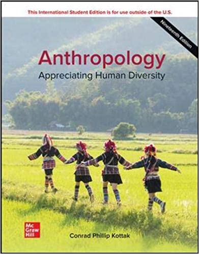 (Test Bank)Anthropology Appreciating Human Diversity 19th Edition by Conrad Kottak 