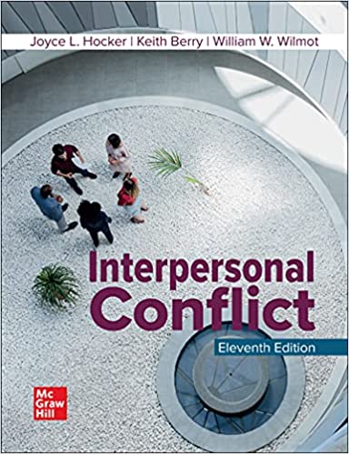(eBook PDF)Interpersonal Conflict 11th Edition by Joyce Hocker , Keith Berry , William Wilmot 