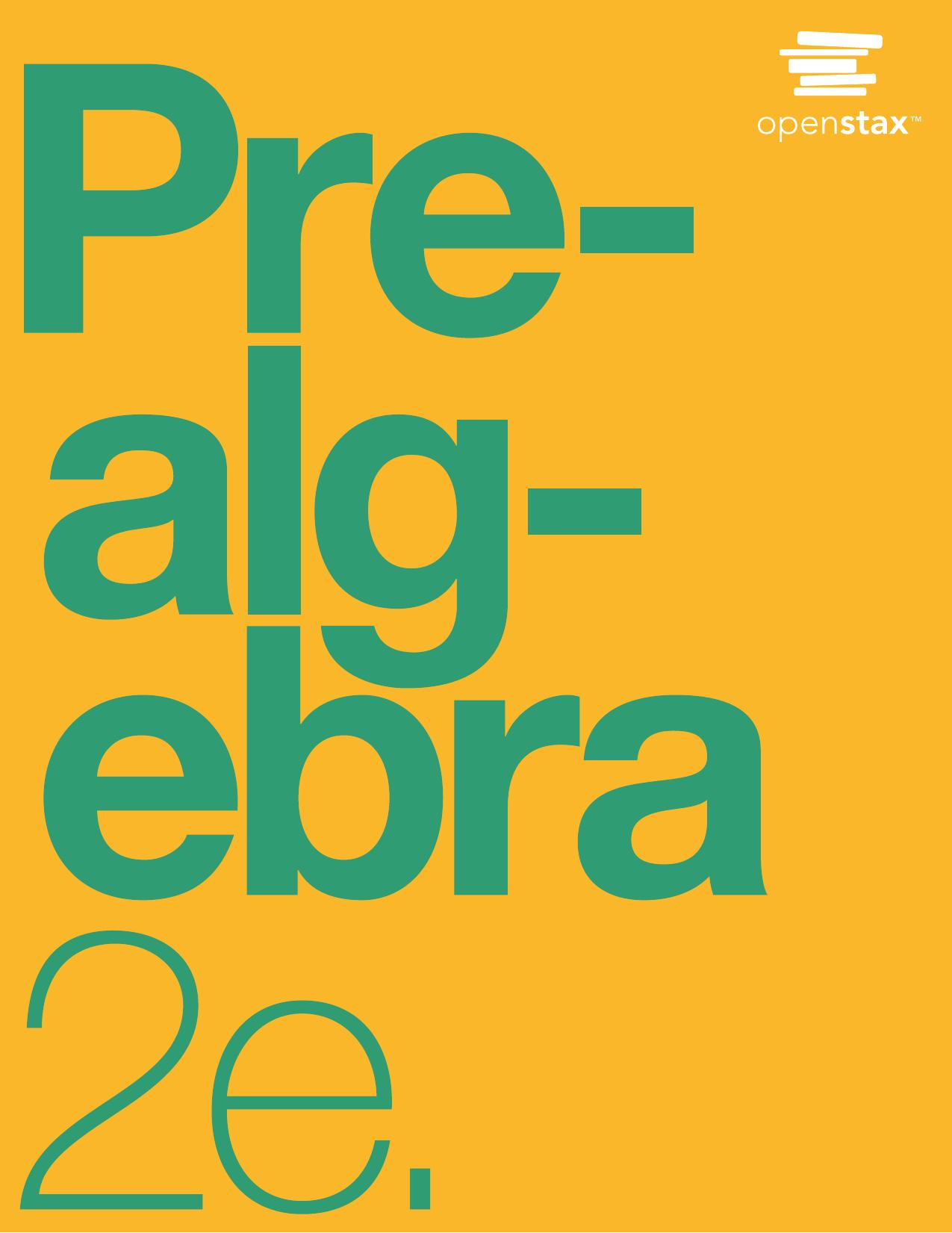 (eBook PDF)Prealgebra 2e by OpenStax