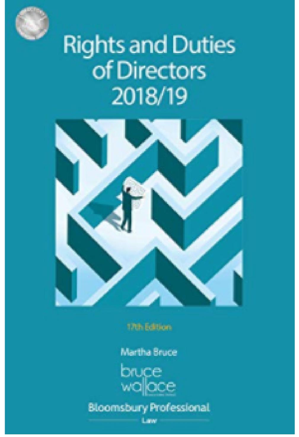 (eBook PDF)Rights and Duties of Directors 2018/19 (Directors' Handbook Series) 17th Edition by Martha Bruce