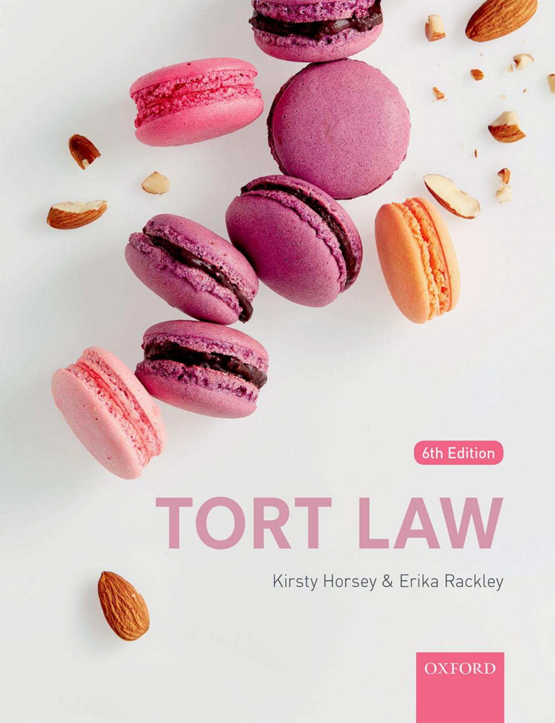 (eBook PDF)Tort Law 6th Edition by Kirsty Horsey,Erika Rackley