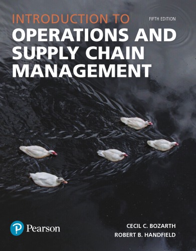 (Test Bank)Introduction to operations and supply chain management by Bozarth, Cecil C.; Handfield, Robert B