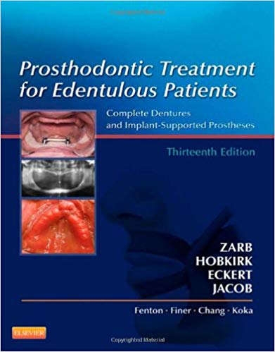 (eBook PDF)Prosthodontic Treatment for Edentulous Patients, 13th Edition by George A. Zarb BchD(Malta) DDS MS(Michigan) FRCD(Canada) , John Hobkirk , Steven Eckert , Rhonda Jacob 