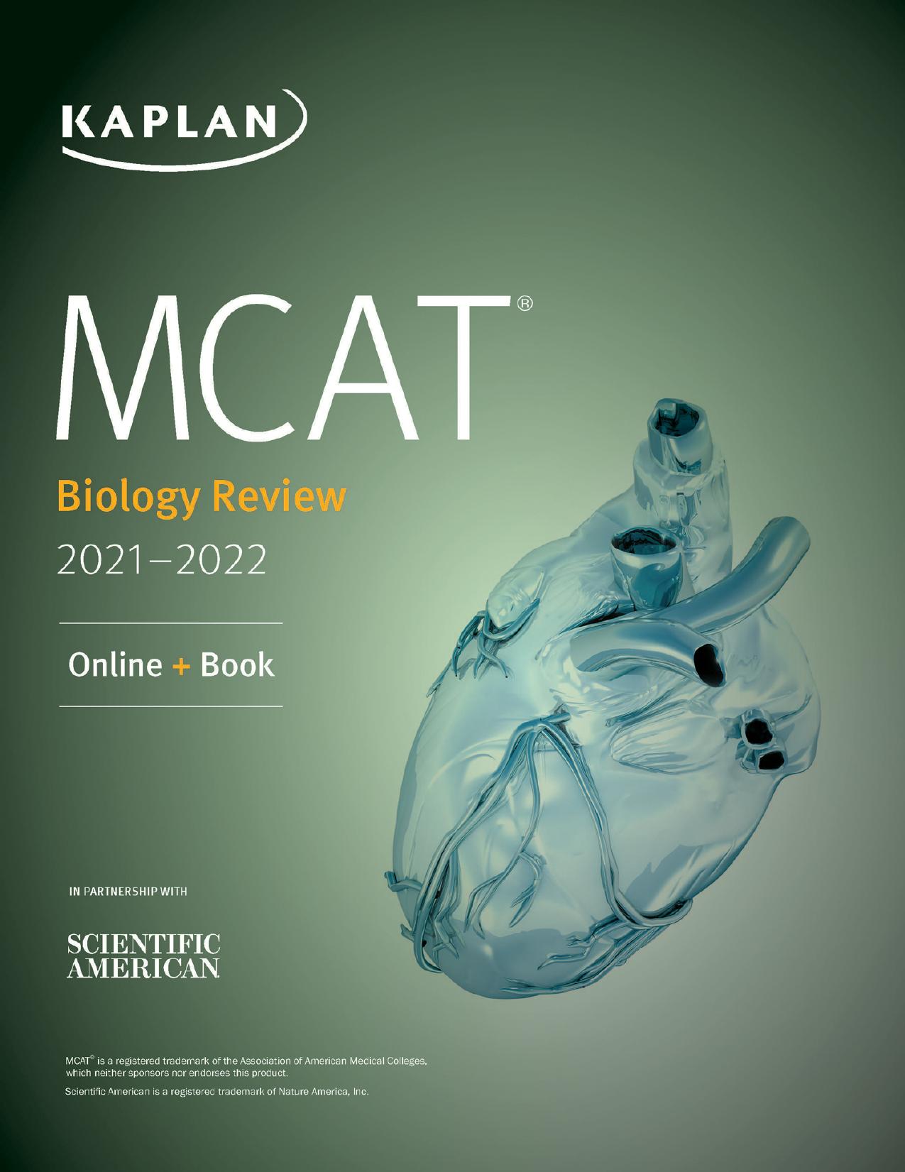 (eBook PDF)MCAT Biology Review 2021-2022 by Kaplan Test Prep