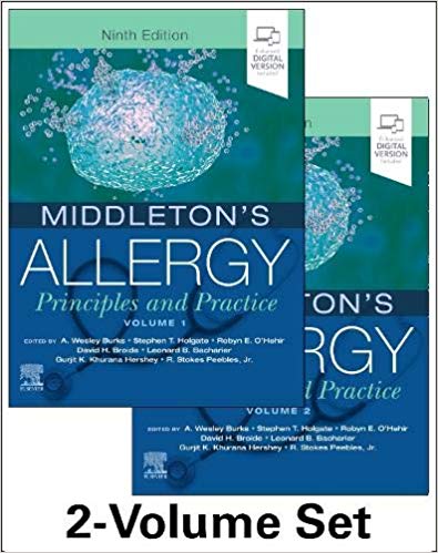 (eBook PDF)Middletons Allergy 2-Volume Set: Principles and Practice (Middletons Allergy Principles and Practice) 9th Edition by A Wesley Burks MD , Stephen T Holgate MD DSc FMedSci 