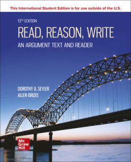 (eBook PDF)ISE Ebook Read, Reason, Write 13th Edition by Dorothy Seyler,Allen Brizee