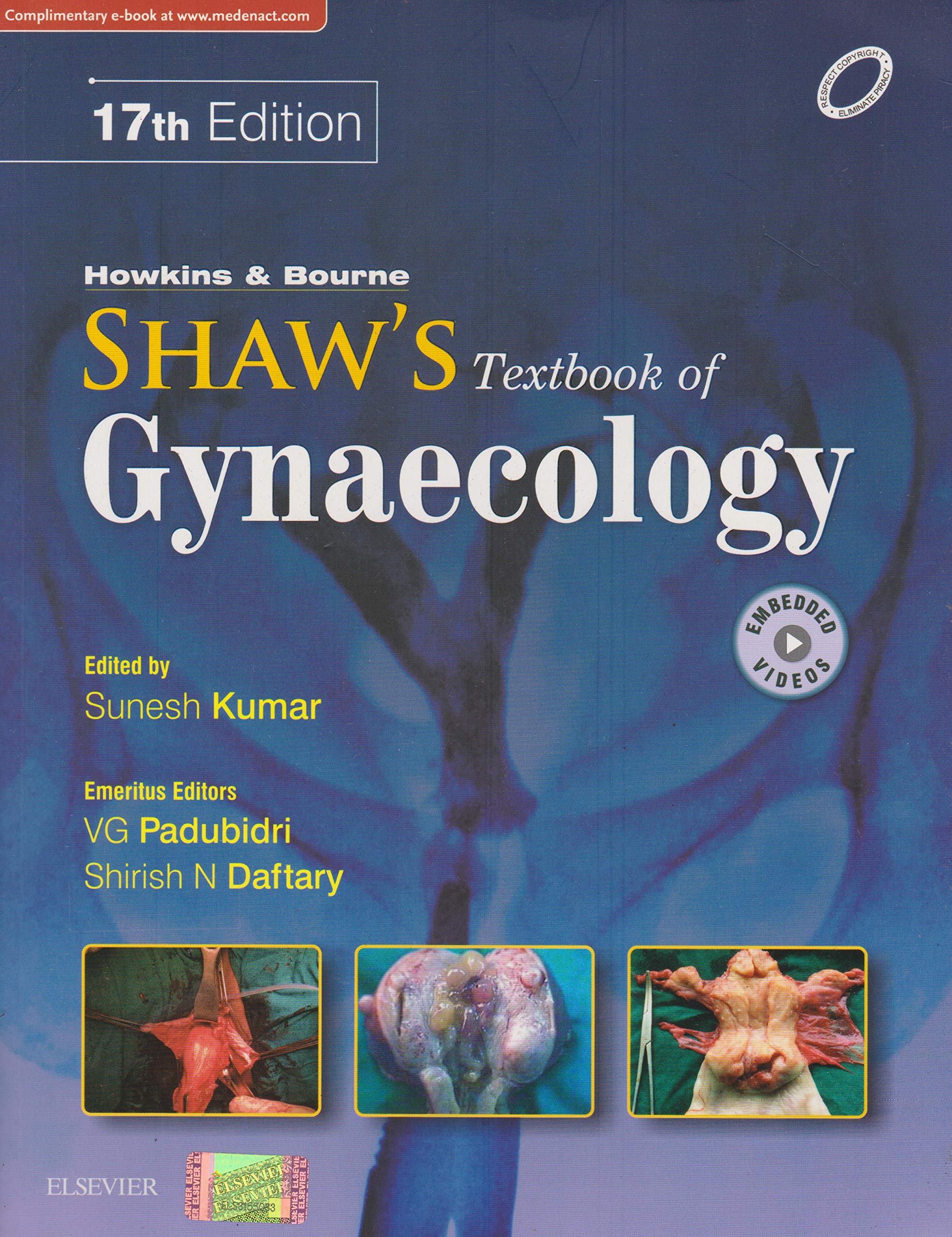 (eBook PDF)Shaw's Textbook of Gynecology, 17th Edition  by Sunesh kumar , V. G. Padubidri , Shirish N Daftary MD DGO FICS FICOG 