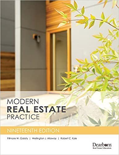 (eBook PDF)Modern Real Estate Practice, 19th Edition Update by Fillmore W. Galaty , Wellington J. Allaway , Robert C. Kyle