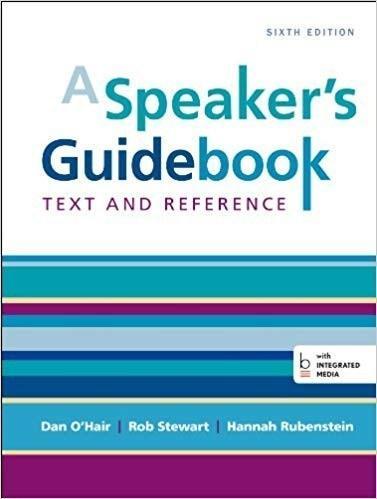 A Speaker s Guid(Ebook PDF): Text and Reference Sixth Edition by Dan O＆＃39;Hair 