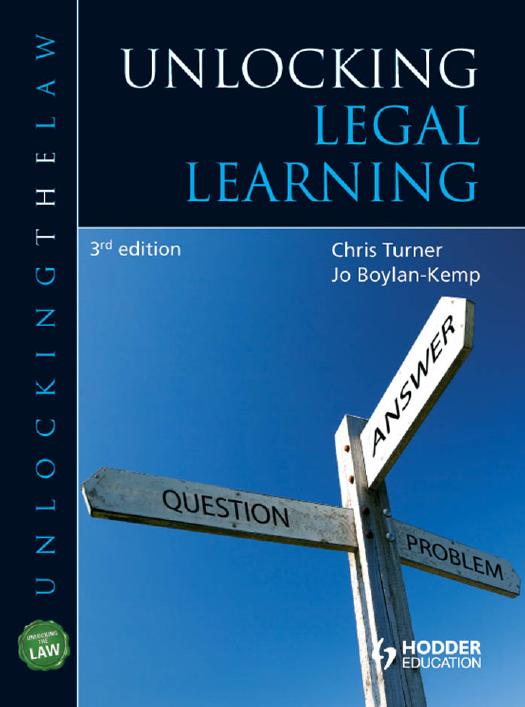 (eBook PDF)Unlocking Legal Learning 3rd Edition by Chris Turner,Jo Boylan-Kemp