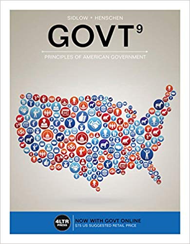 (eBook PDF)GOVT 9 (New, Engaging Titles from 4LTR Press) 9th Edition by Edward I. Sidlow , Beth Henschen 