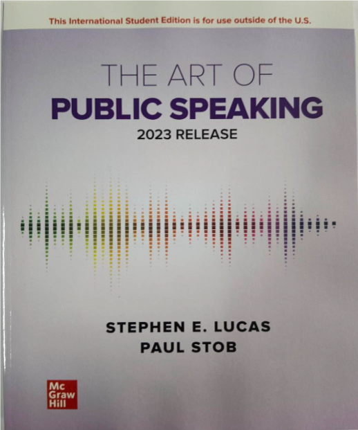 (eBook PDF)ISE The Art of Public Speaking 2023 Release by Stephen Lucas 