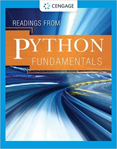 (eBook PDF)Readings From Python Fundamentals by Cengage Cengage 