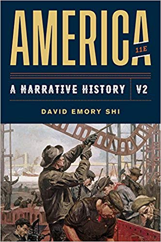 (eBook PDF)America A Narrative History (Eleventh Edition) (Vol. Volume 2) 11th Edition by David E. Shi 