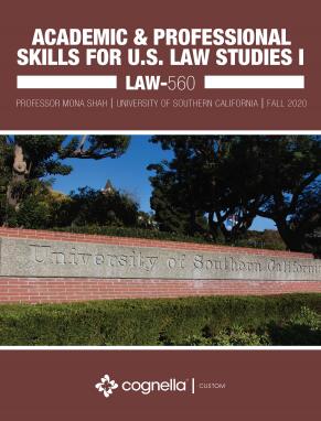 (eBook PDF)Academic and Professional Skills for U.S. Law Studies I (Cognella Course Pack Law 560)