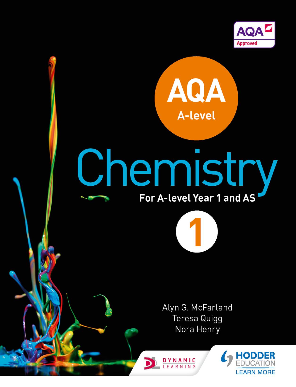 (eBook PDF)AQA A Level Chemistry Student Book 1 by Alyn G. McFarland,Teresa Quigg,Nora Henry